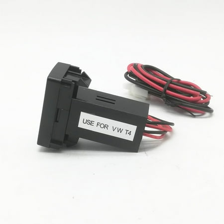 VW T4 USB Charger Blue Dual Dash Blank Rocker Switches 2 Port Socket DC 12V LUPO VW T4 USB Charger Blue Dual Dash Blank Rocker Switches 2 Port Socket DC 12V LUPO